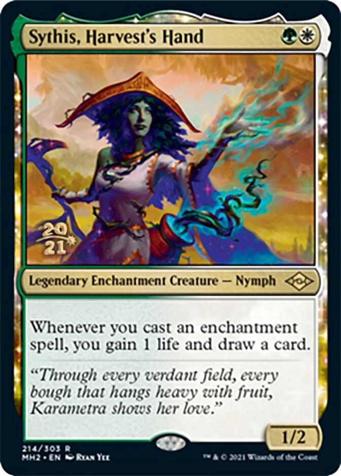 Sythis, Harvest's Hand [Modern Horizons 2 Prerelease Promos] (PMH2 214)
