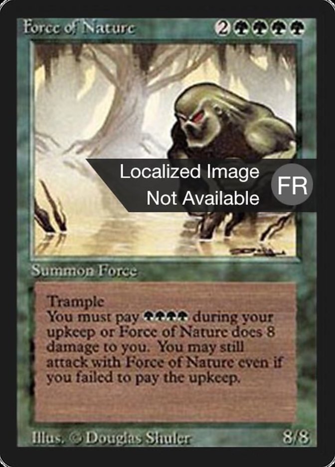 Force of Nature [Foreign Black Border] (FBB 196)