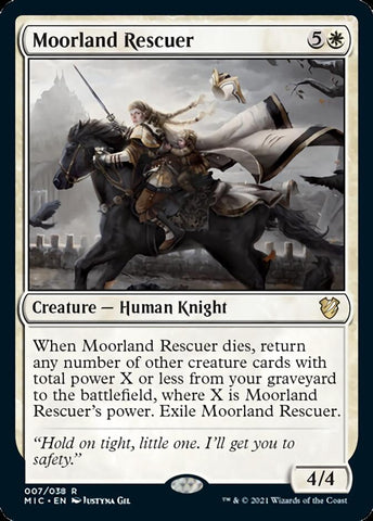 Moorland Rescuer [Innistrad: Midnight Hunt Commander] (MIC 7)