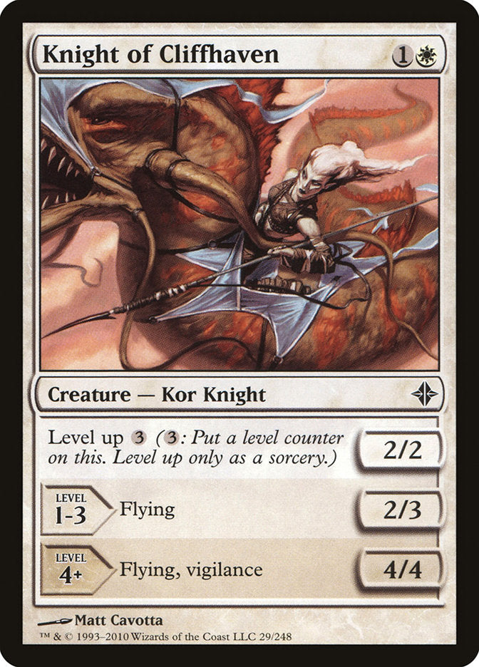 Knight of Cliffhaven [Rise of the Eldrazi] (ROE 29)