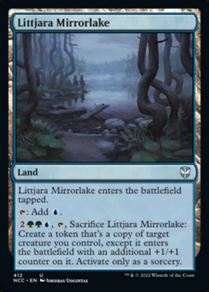 Littjara Mirrorlake [Streets of New Capenna Commander] (NCC 412)