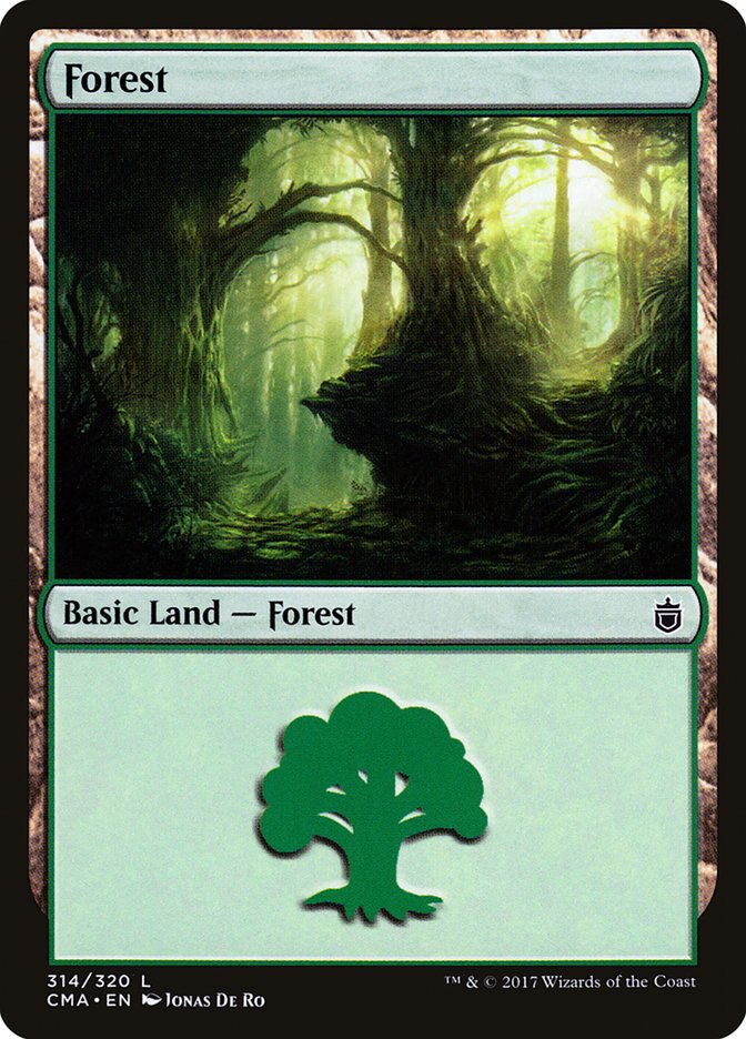 Forest (#314) [Commander Anthology] (CMA 314)