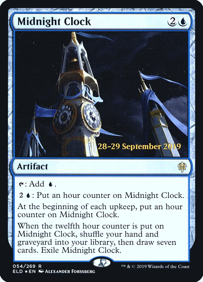 Midnight Clock  [Throne of Eldraine Prerelease Promos] (PELD 54S)