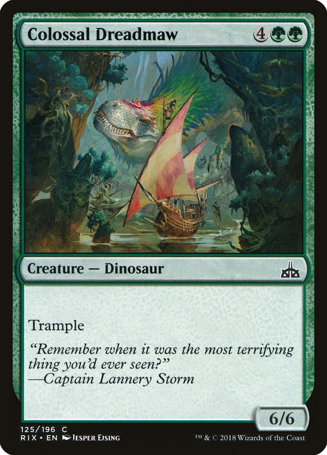 Colossal Dreadmaw [Rivals of Ixalan] (RIX 125)