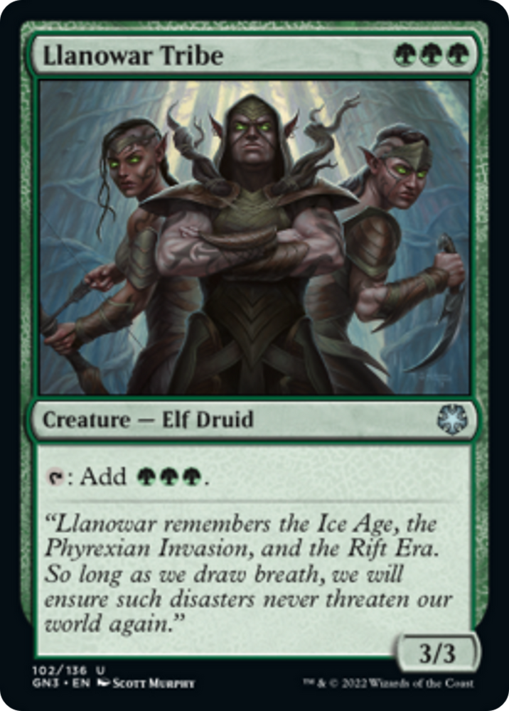 Llanowar Tribe [Game Night 2022]