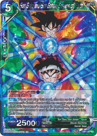 Son Goku and Son Gohan, Saiyans of Earth [DB1-091]