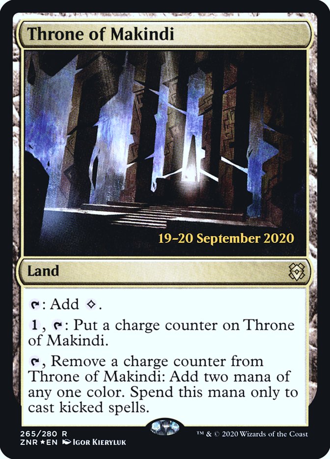 Throne of Makindi  [Zendikar Rising Prerelease Promos] (PZNR 265S)