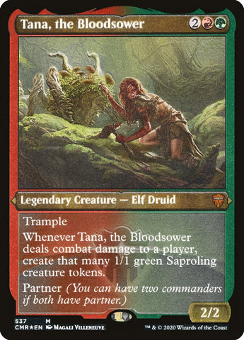Tana, the Bloodsower [Commander Legends Etched] (PCMR 537)