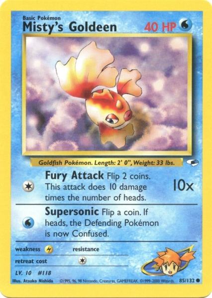 Misty's Goldeen (85/132) [Gym Heroes]