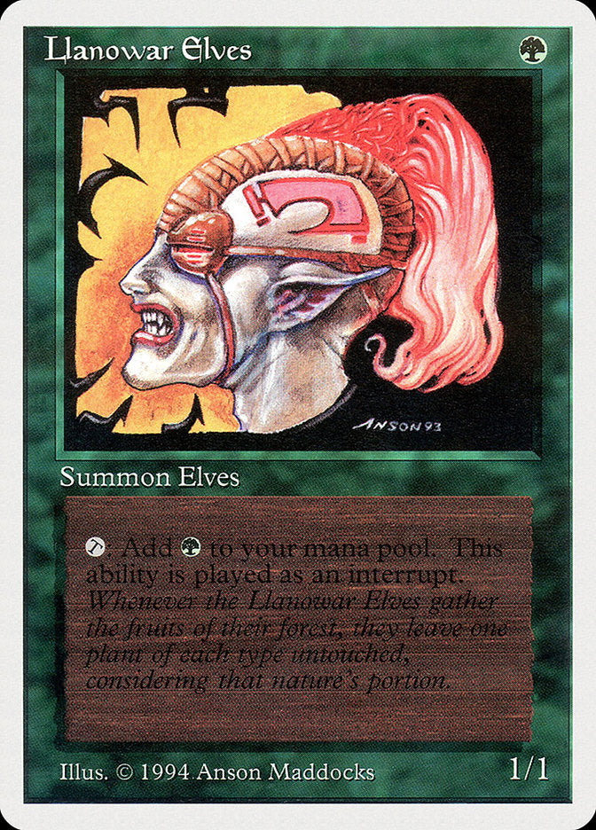 Llanowar Elves [Summer Magic / Edgar] (SUM 211)