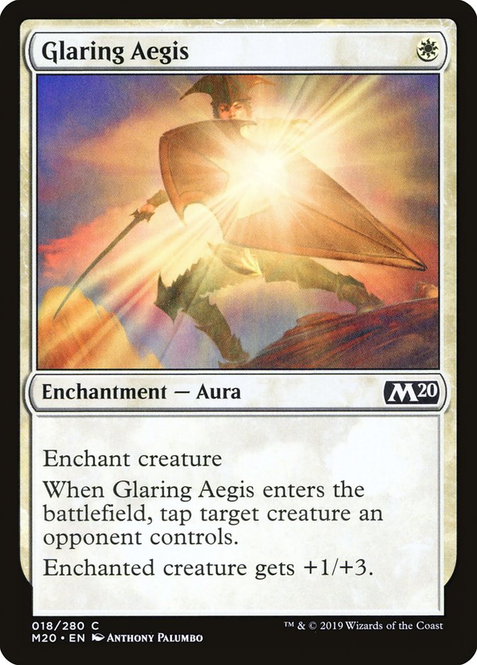 Glaring Aegis [Core Set 2020] (M20 18)