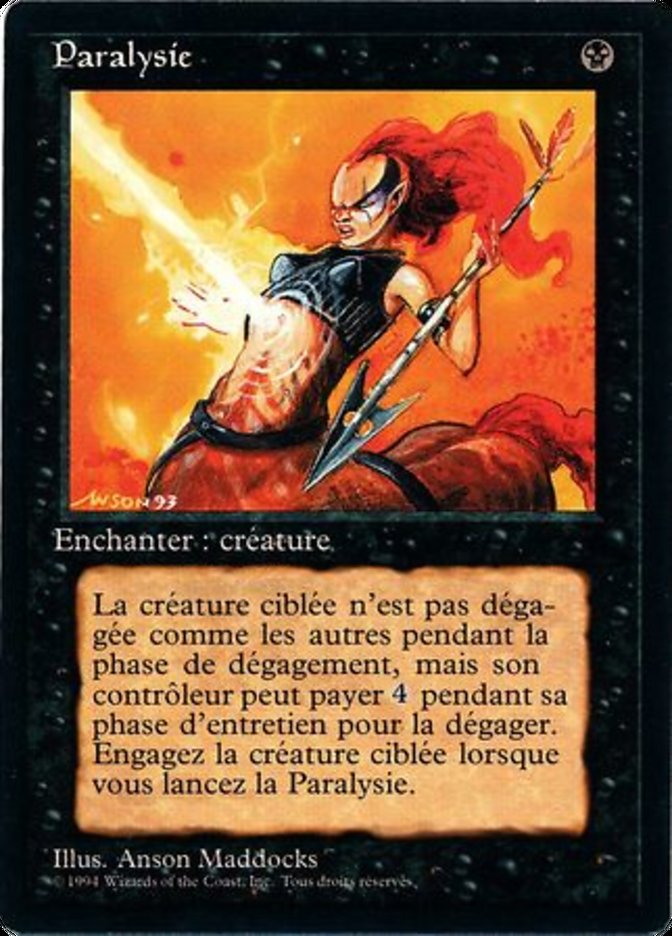 Paralyze [Foreign Black Border] (FBB 121)