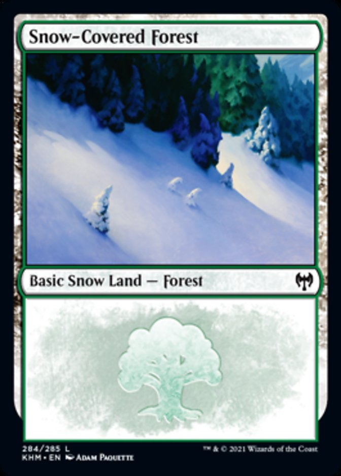 Snow-Covered Forest (284) [Kaldheim] (KHM 284)