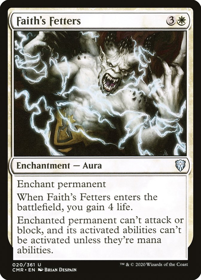 Faith's Fetters [Commander Legends] (CMR 20)