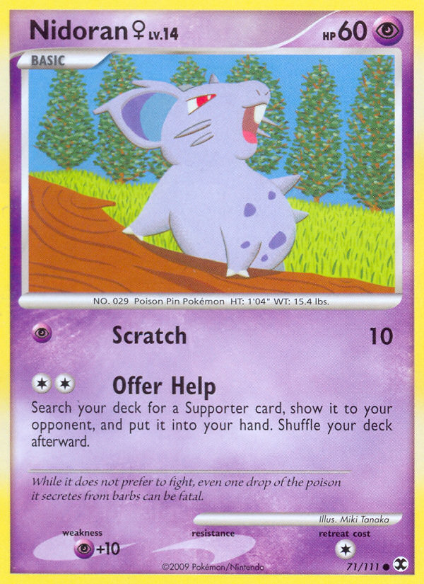 Nidoran (Female) (71/111) [Rising Rivals]