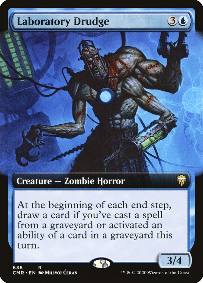 Laboratory Drudge (Extended Art) [Commander Legends] (CMR 636)