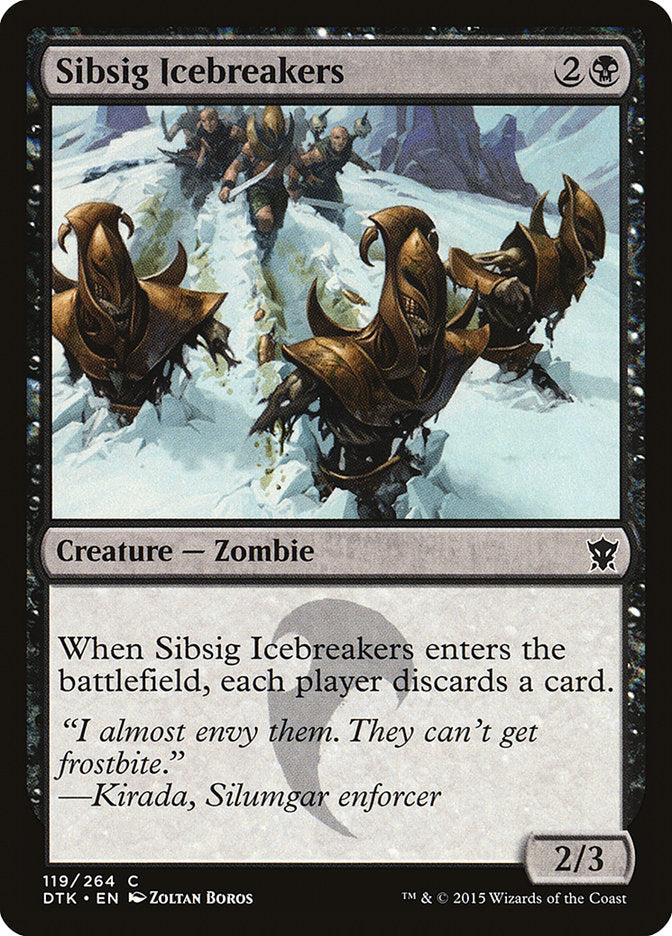 Sibsig Icebreakers [Dragons of Tarkir] (DTK 119)
