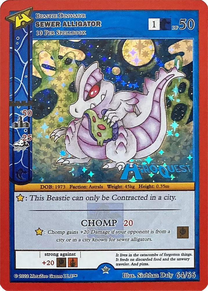 Sewer Alligator [Hiroquest Promos]
