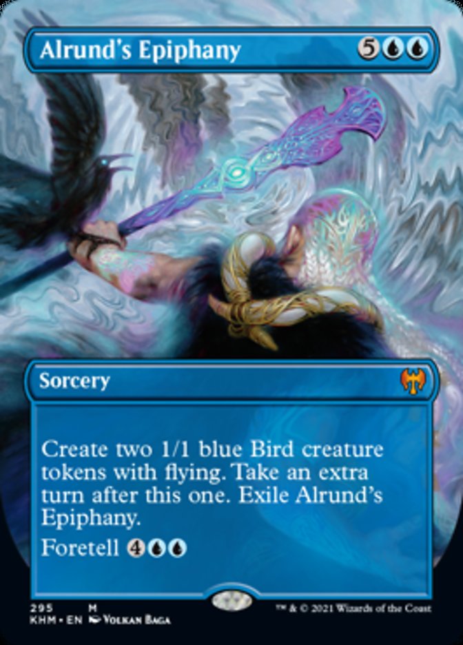 Alrund's Epiphany (Borderless) [Kaldheim] (KHM 295)