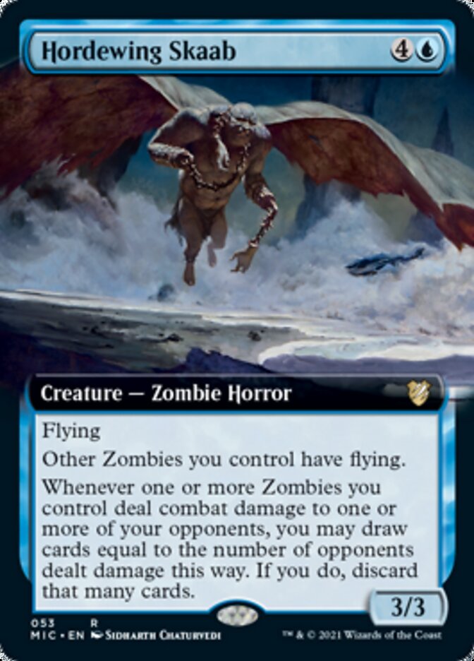 Hordewing Skaab (Extended) [Innistrad: Midnight Hunt Commander] (MIC 53)