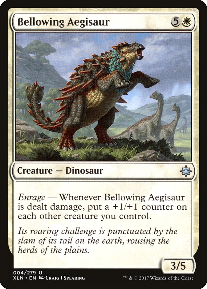 Bellowing Aegisaur [Ixalan] (XLN 4)
