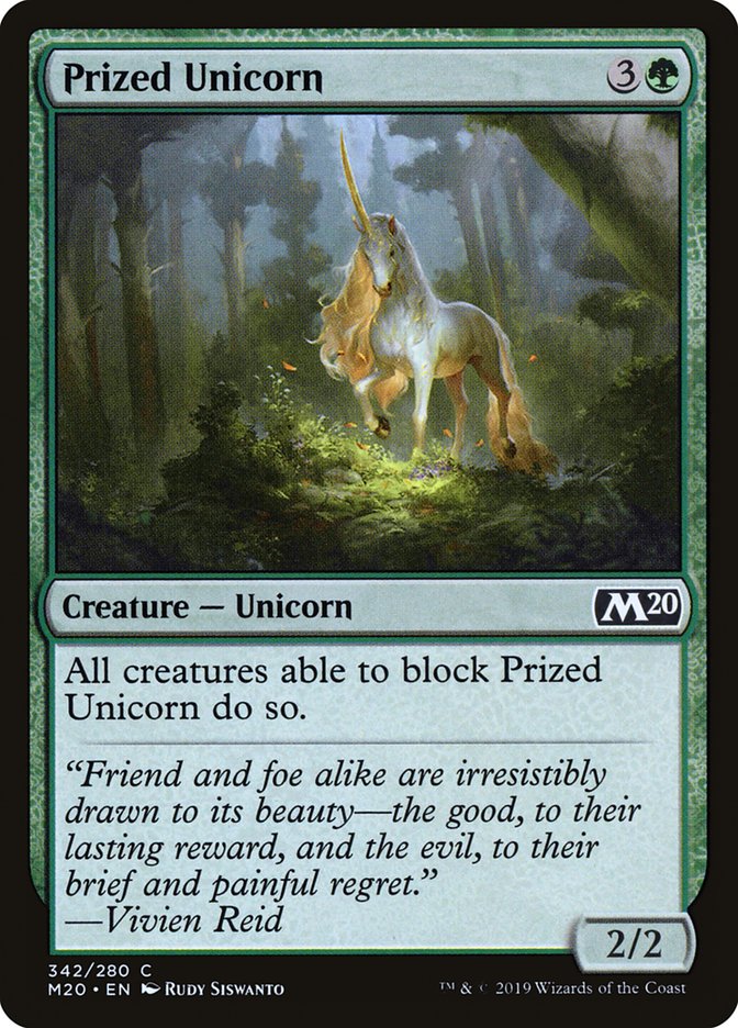 Prized Unicorn [Core Set 2020] (M20 342)