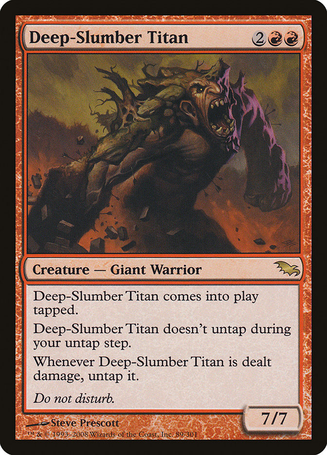 Deep-Slumber Titan [Shadowmoor] (SHM 89)
