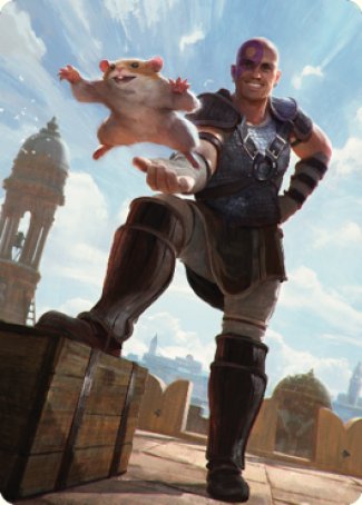 Minsc & Boo, Timeless Heroes Art Card [Commander Legends: Battle for Baldur's Gate Art Series]