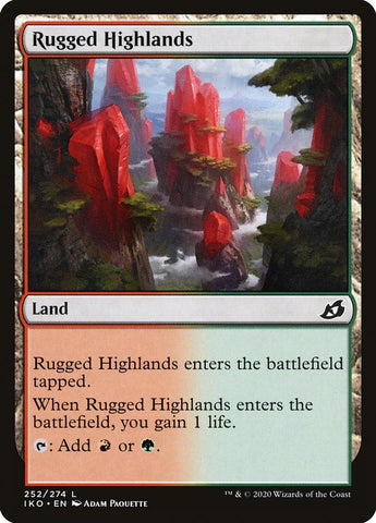 Rugged Highlands [Ikoria: Lair of Behemoths] (IKO 252)