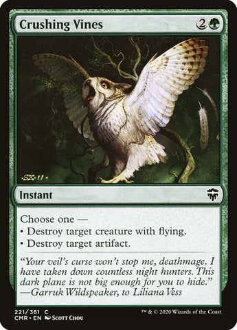 Crushing Vines [Commander Legends] (CMR 221)