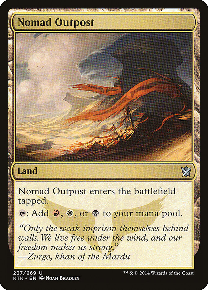 Nomad Outpost [Khans of Tarkir] (KTK 237)