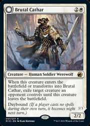 Brutal Cathar // Moonrage Brute [Innistrad: Midnight Hunt] (MID 7)