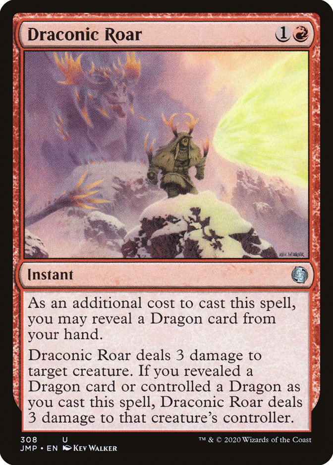 Draconic Roar [Jumpstart] (JMP 308)