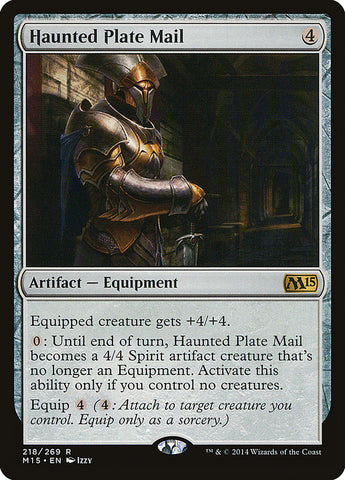 Haunted Plate Mail [Magic 2015] (M15 218)