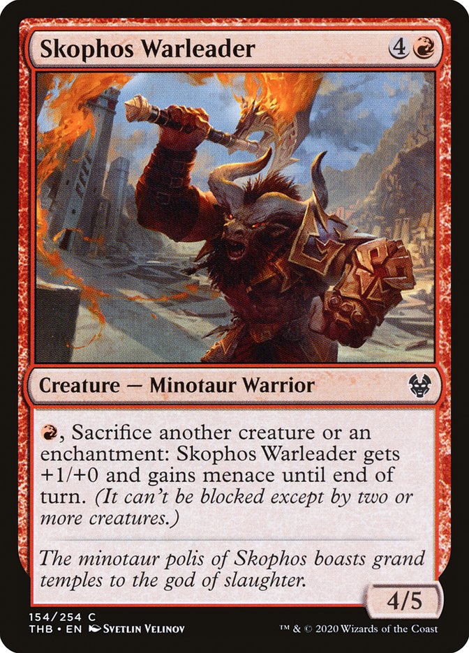 Skophos Warleader [Theros Beyond Death] (THB 154)