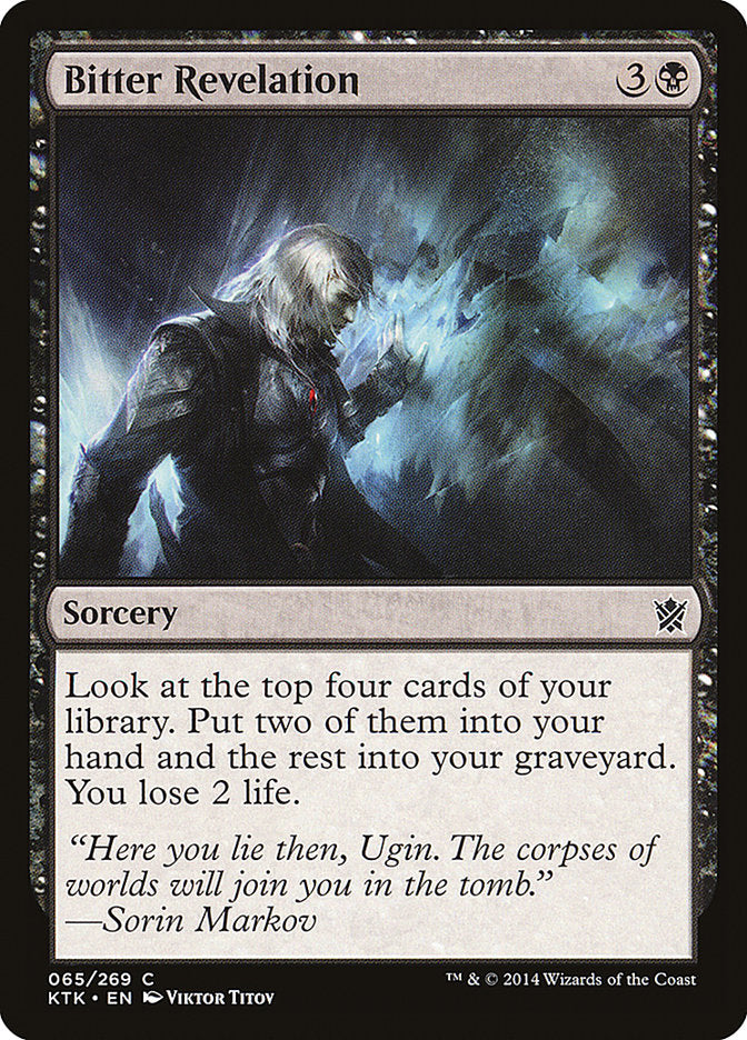Bitter Revelation [Khans of Tarkir] (KTK 65)