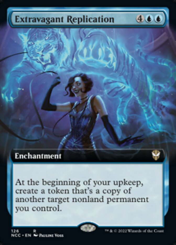 Extravagant Replication (Extended Art) [Streets of New Capenna Commander] (NCC 126)
