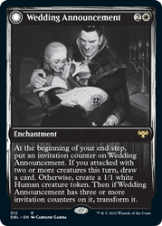 Wedding Announcement // Wedding Festivity [Innistrad: Double Feature] (DBL 312)