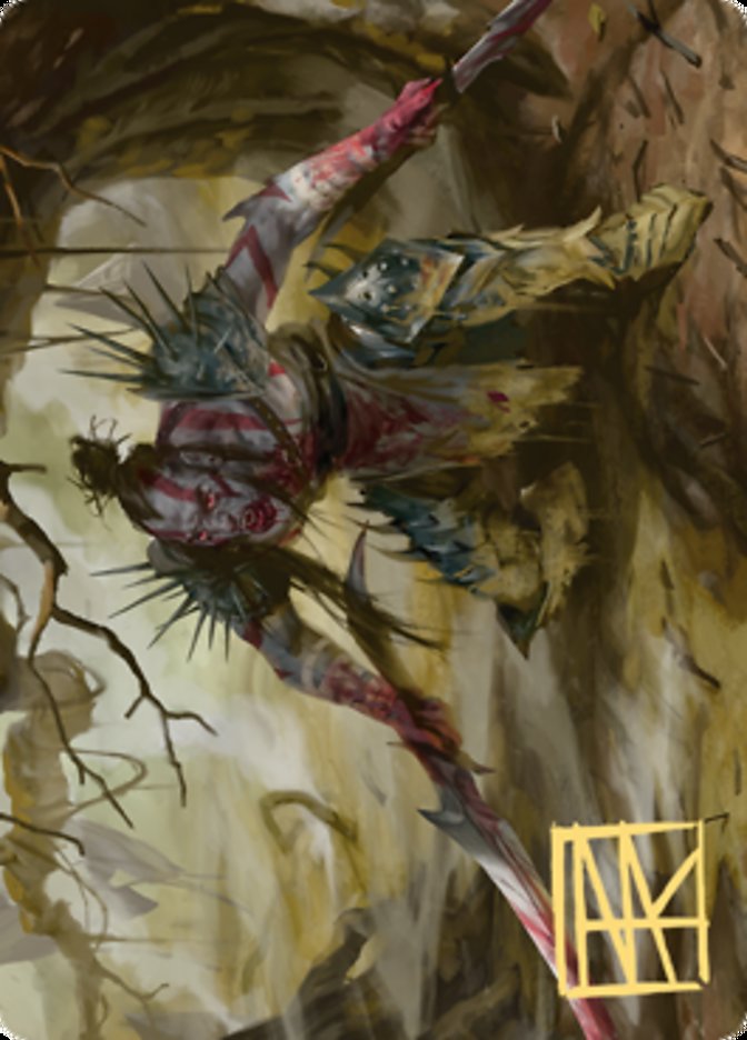 Highborn Vampire Art Card (Gold-Stamped Signature) [Art Series: Zendikar Rising]