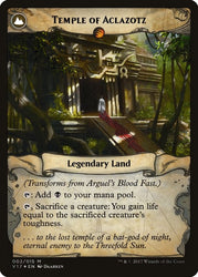 Arguel's Blood Fast // Temple of Aclazotz [From the Vault: Transform] (V17 2)