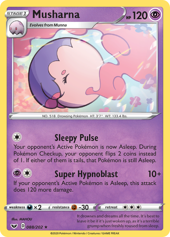 Musharna (88/202) [Sword & Shield: Base Set]