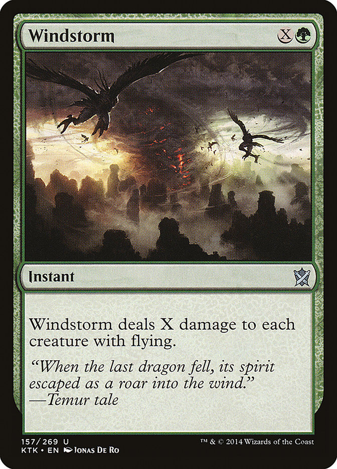Windstorm [Khans of Tarkir] (KTK 157)