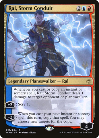 Ral, Storm Conduit (Promo Pack) [War of the Spark Promos] (PWAR 211P)