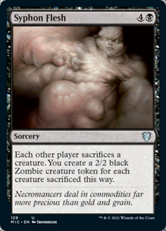 Syphon Flesh [Innistrad: Midnight Hunt Commander] (MIC 129)