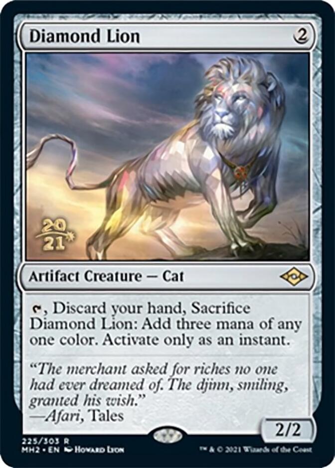 Diamond Lion [Modern Horizons 2 Prerelease Promos] (PMH2 225)