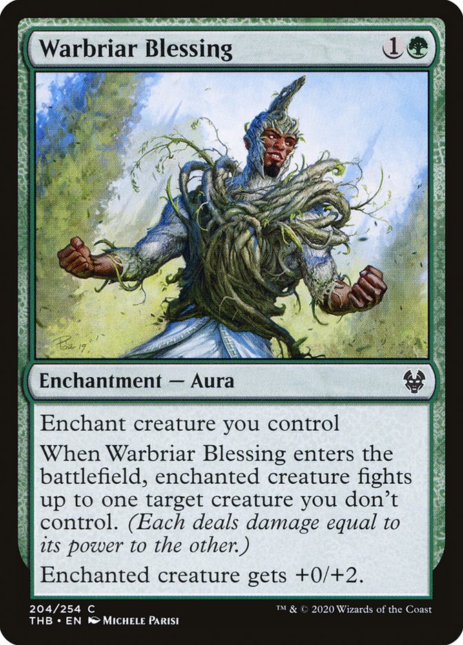 Warbriar Blessing [Theros Beyond Death] (THB 204)