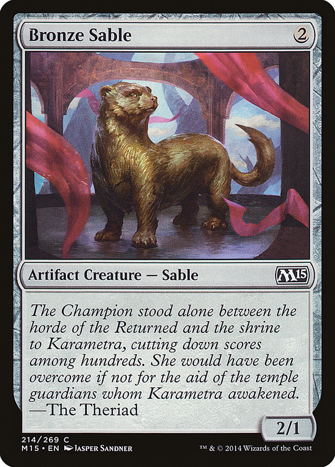 Bronze Sable [Magic 2015] (M15 214)