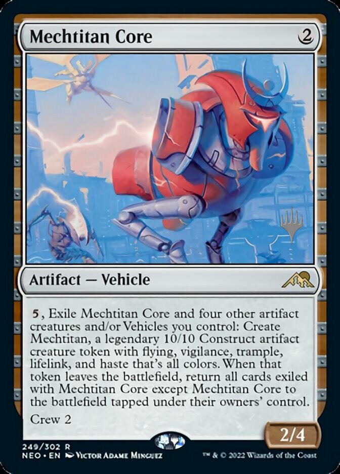Mechtitan Core (Promo Pack) [Kamigawa: Neon Dynasty Promos] (PNEO 249)