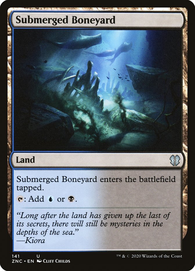 Submerged Boneyard [Zendikar Rising Commander] (ZNC 141)