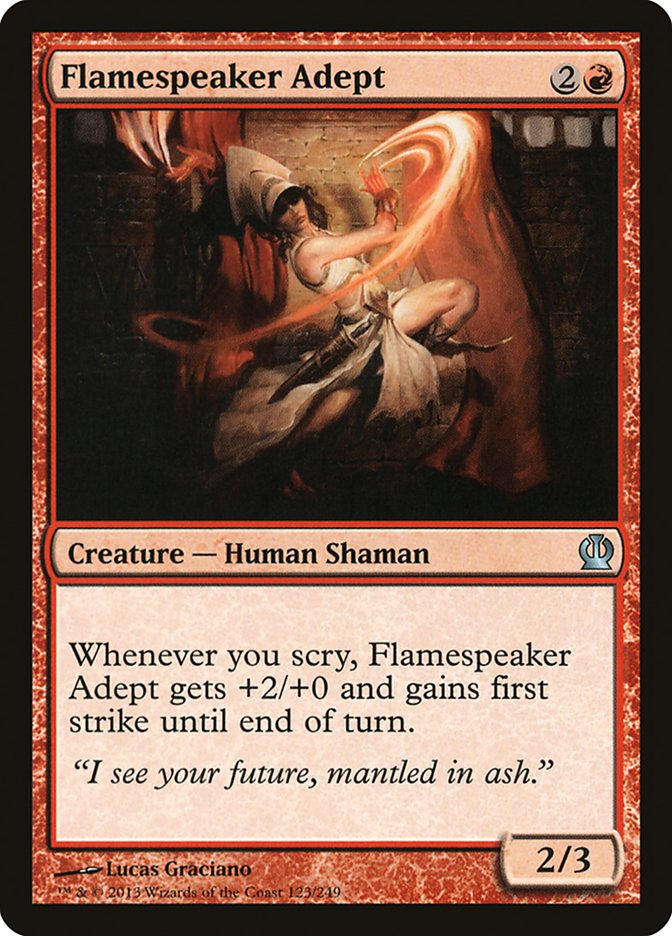 Flamespeaker Adept [Theros] (THS 123)